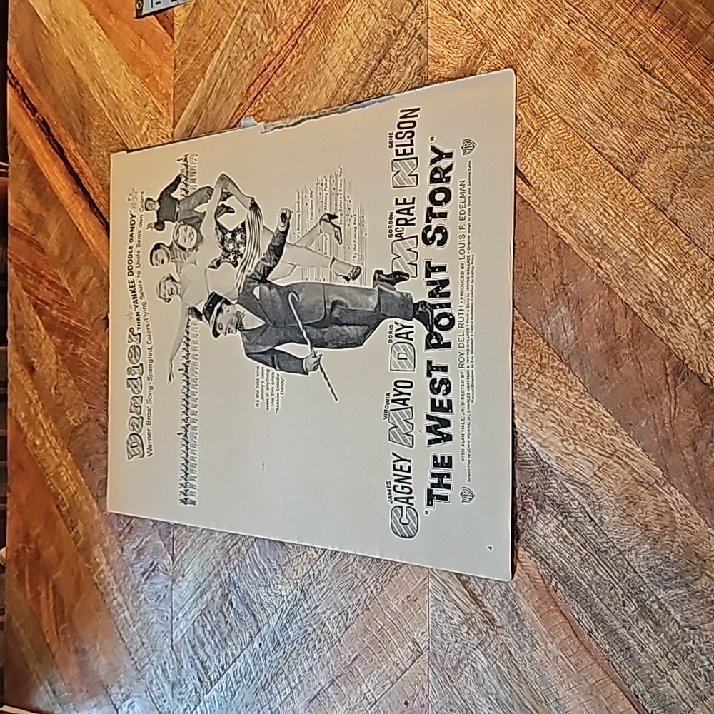 Vintage The West Point Story movie ad